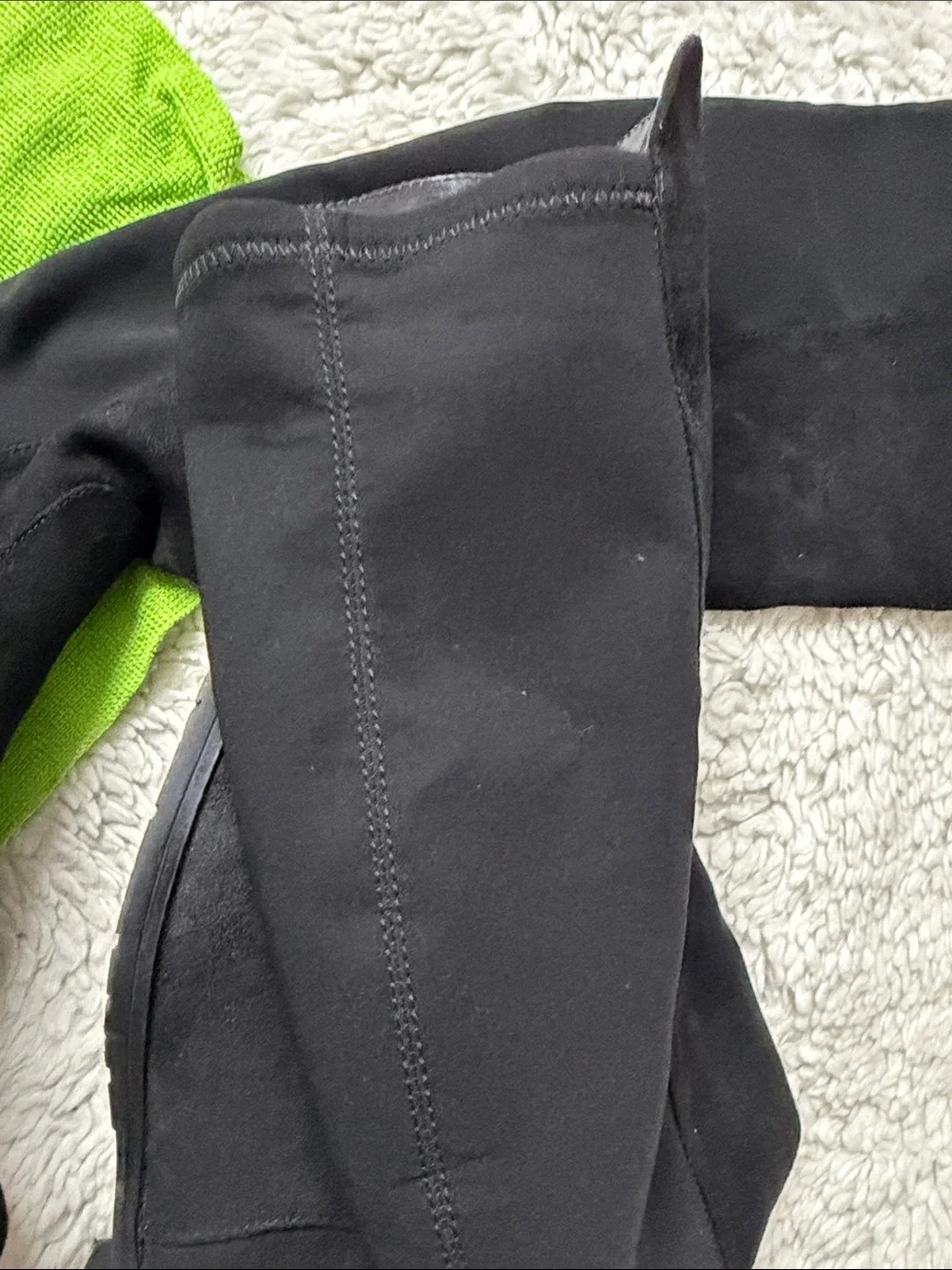 Ungillean 8.5M Classic Black Knee-High Women's Boots